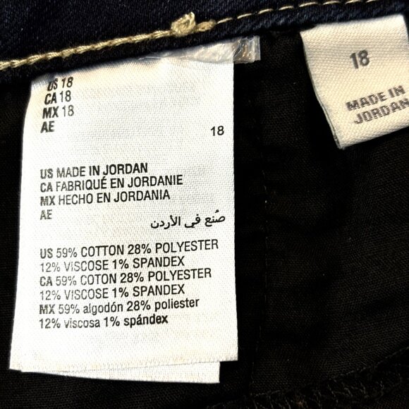 Style & Co Bootcut high Rise Slimming Pocket Repreve Jeans Size 18 NWT - Picture 11 of 13